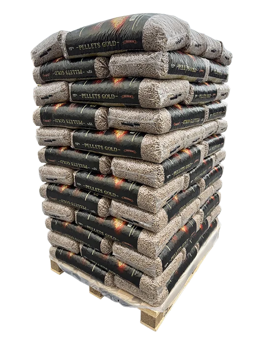 Palette de sacs de pellets Gold Premium